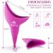 Female Urination Device - Silicone Funnel Urine Cups for Women | Portable & Reusable Pee Funnel for Outdoor Activities & Camping (Fuchsia Purple) - Buy Online on SooperMarket.com
