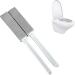 Pack of 2 Stone Toilet Cleaner Stone Toilet Cleaner Pumice Stone Toilet Cleaner Brush with Long Handle for Bathroom and Kitchen - Buy Online on SooperMarket.com