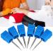 Naroote Manicure Drill 6pcs Tungsten Steel Nail Art Manicure Drill Electric Manicure Grinding Head(1.4mm)