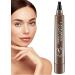 Eyebrow Liquid 4 Points Eyebrow | Microblading Eyebrow Pencil Long-Lasting Eyebrow Makeup for Natural-Looking Eyebrow Ngumms Dark Brown - Buy Online on SooperMarket.com