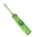 Sweet electric children's toothbrush waterproof toothbrush gift with soft PBT bristles (green frog) 1 piece (1-pack) green frog
