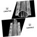 Kisangel 6 Pcs Vegetable Shaping Vegetables Cucumbers White Cake Fruit Tools Planter Ice Cubes - Buy Online on SooperMarket.com