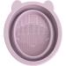 Makeup Brush Cleaner Kit 5 Pieces Textured Multifunctional Residue Removal Purple Makeup Brush Scrubber with Cosmetic Brush for Daily Use - Buy Online on SooperMarket.com