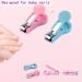 ZELINYE 8 in 1 Baby Grooming Kit - Hair Brush, Nail Clipper, Nose Cleaner, Finger Toothbrush, Nail Scissors - Manicure Set for Baby Care - Yellow - Buy Online on SooperMarket.com