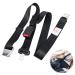 Dibotell Pregnancy Seat Belt Car Seat Safety Clip Prevent Compression of The Abdomen Comfort & Safety Maternity Car Seat Adjuster Protect Unborn Baby a Must-Have for Expectant Mothers - Black
