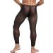 MIZOK Men's Mesh Yoga Pants Compression Tights Medium Black - Buy Online on SooperMarket.com