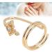 Women Finger Nail Ring Fashionable Fingernail Rings Nail Art Accessory for Parties and Daily Life (3057 gold) - Buy Online on SooperMarket.com