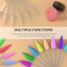 50pc Clear Fan-shaped Nail Art Swatches Sticks for Practice and Display - Keilend - Buy Online on SooperMarket.com