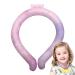 Neck Cooler Ring Wraps | Neck Cooling Wraps for Summer Heat Cooling Neck Ring Ice Cooling Neck Tube Cooling Collar for Powder Gradient Small