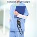 PU Leather Stethoscope Holder Clip - Lightweight Portable Holster for Nurses EMTs & Medical Students - Compatible with 3M Littmann & Most Stethoscopes - Black - Buy Online on SooperMarket.com