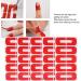 50PCS Disposable Nail Polish Protector Peel Off Stickers - U-Shape Tape for Nail Art, Skin Barrier & Spill Proof Cover - Buy Online on SooperMarket.com