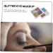 Gogogmee 2pcs Glitter Eye Makeup Sparkle Eyeshadow Eye Shadow Makeup Eyeshadow Palette Makeup Eyeshadow Plate - Buy Online on SooperMarket.com