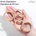 Soul Project 50-Piece Blonde Hair Ties - No Metal Elastic Bands for All Hair Types | Perfect for Ponytails & Buns | Ideal for School Work Gym - Dark Blonde Hair Accessories - Buy Online on SooperMarket.com