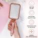 Paddle Brush for Detangling & Styling - Professional Large Hairbrush for All Hair Types - Rose Gold Black by Lily England - Buy Online on SooperMarket.com