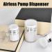 50ML Round Airless Cream Pump Containers Refillable Empty Cream Dispenser Jars Plastic Cream for Lip Balm Sample - Buy Online on SooperMarket.com