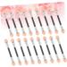 Healeved 50pcs Brush Eyeshadow Eye Makeup Make up for Face Eyeshadow Brush Kit 8x1cm Pink - Buy Online on SooperMarket.com