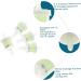 Healeved 10pcs Strainer Replacement Filter Massager Plastic Filter - Buy Online on SooperMarket.com