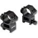 Sniper PT-25H4 1 High Profile Scope Rings with 4 Fasten Screws - Picatinny/Weaver Rail Security - Buy Online on SooperMarket.com