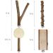 LIMIO 7 PCS Bird Parrot Swing Chewing Toys - Natural Wood Perch and Cage Toys for Small Parakeets, Cockatiels, Conures, Finches, Budgies, Parrots, Love Birds - Buy Online on SooperMarket.com