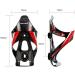 Wiel Full Carbon Fiber Bike Water Bottle Cage Holder 2Pcs - Black Red 3K Glossy - Buy Online on SooperMarket.com