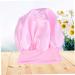 Silky Satin Sleep Cap for Curly Hair | Wide Side Bonnet Shower Cap | Pink | 1pc - Buy Online on SooperMarket.com