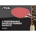 STIGA Performance 4 Player Ping Pong Paddle Set with 6 3 Star Orange and White Balls - Buy Online on SooperMarket.com