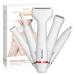 5 in 1 Lady Shavers for Women Facial Hair Remover for Women Bikini Trimmer Eyebrow Trimmer Electric Shaver for Face Eyebrow Lip Nose Legs Underarm Bikini Portable Waterproof Painless with USB Charging