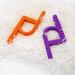 Tuxepoc Sensory Chew Toys for Autistic Children - Silicone Chewy Tool for Teething ADHD Autism - Orange Purple Chewelry for Boys & Girls - Buy Online on SooperMarket.com