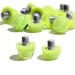 Gen rico Rubber Studs for Football Boots - 14 Soccer Cleats Standard Thread TPU Studs Fluorescent Yellow