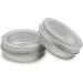 2 Ounce Aluminum Tin Jar 60ml - 20 Pcs Refillable Clear Top Screw Lid Round Container for Cosmetic Lip Balm Cream - Buy Online on SooperMarket.com