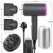 JIAABCHOMO 2000W Professional Hair Dryer with Ionic Technology - Fast Drying, 1 Diffuser, 2 Nozzles, 2 Speeds, 3 Heat Settings - Perfect for Women's Curly and Straight Hair - Buy Online on SooperMarket.com