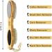 ICDI ICANdOIT Natural Bamboo Foot File Callus Remover - 4 in 1 Feet Pedicure Kit with Bristle Brush, Pumice Stone, Foot Rasp & Sand Paper - Foot Care Essential - Buy Online on SooperMarket.com