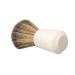 Colcolo razor brush cream-soap brush for father husband razor accessories nylon bristles wooden handle for trips hairdressing salon at home white