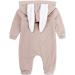 Kids Tales Newborn Baby Winter Hooded Rabbit Ear Romper | 0-3 Months - Buy Online on SooperMarket.com