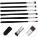 Baluue 24 Pcs Flat Eyebrow Brush Fine Eyeliner Brush Eye Brush Makeup Eye Lash Brush Black Wooden Handle - Buy Online on SooperMarket.com