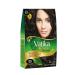 Vatika Henna Hair Colour Rich Black 100% Ammonia Free 6 x 10g Sachtes - 60g Black 10 g (Pack of 6)