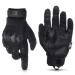 Glove Station The Combat Tactical Knuckle Gloves for Men Outdoor Sports Training Motorcycling Black Medium