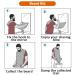 2Pcs Hair Cutting Cape and Beard Bib Set with 2 Suction Cups - For Adults/Kids, Haircut Cape and Beard Catcher Apron for Shaving and Trimming - Buy Online on SooperMarket.com