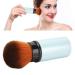 Portable Powder Brush for Flawless Makeup | Travel-Friendly Cosmetic Brush with Lid - Ideal for Blush & Primer - Buy Online on SooperMarket.com