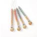 Blumie Dummy Clips Set of 2 for Baby | Silicone Pacifier Holder for Boys and Girls (Pink & Beige) | BPA Free Soother Chains - Buy Online on SooperMarket.com