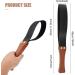 Catcan Riding Crop for Horses  Leather Paddle with Anti-Slip Wooden Handle  19'' Equestrianism Crops - Buy Online on SooperMarket.com