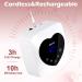 Rechargeable 72W Cordless UV LED Nail Lamp - Professional Nail Dryer with 5 Timer Settings & Heart-Shaped LCD Display - Buy Online on SooperMarket.com