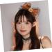 Gogogmee Bow-knot Headdress Costume for Halloween Funny Headbands Pumpkin Hairband Lace Bow Hair Hoop Bat Costume Masquerade Party Boppers Halloween Decoration Carnival Hair Band Cloth - Buy Online on SooperMarket.com