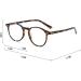 ZENOTTIC Vintage Round Glasses Frame | Retro Tortoise Nerd Glasses for Women & Men | Clear Lens No Prescription Needed - Buy Online on SooperMarket.com