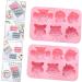 MAGICLULU 10 Pcs Baking Cake Mold Chocolate Mold Candy Chocolate Owl Soap Molds Silicone Mold Silicone Soap Animal Cookie Silicone Baking Mold Owl Candy Molds to Bake Silica Gel Tool 19.9x13.8cmx5pcs Pinkx5pcs - Buy Online on SooperMarket.com