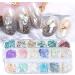 1 Box 3D Abalone Shell Irregular Nail Art Decorations Shimmer Pearl Jewelry Tips Manicure DIY Nail Art Decorations - Buy Online on SooperMarket.com