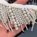 Yulakes 1 Yard White Black Pearl Fringe Beaded Lace Trim for Garments & Decor - White Color Option - Buy Online on SooperMarket.com
