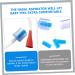 Toyvian Nasal Aspirator Filter Cotton - 40pcs | Suction Plates for Toddlers | Nose Sucker Cleaner - Replacement Sponge - Buy Online on SooperMarket.com