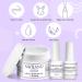 Saviland Builder Nail Gel Kit - All-In-One Hard Gel Extension Kit with Clear Builder Gel, Base Gel, Rubber Base & Nail Forms - Manicure Starter Kit for Home DIY - Buy Online on SooperMarket.com