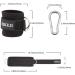 Eikeji Foot Loops Cable Pull Set - 2-Piece D-Ring Foot Cuffs & Carabiners for Fitness Training - Leg Extensions & Glute Workout for Men & Women - Buy Online on SooperMarket.com